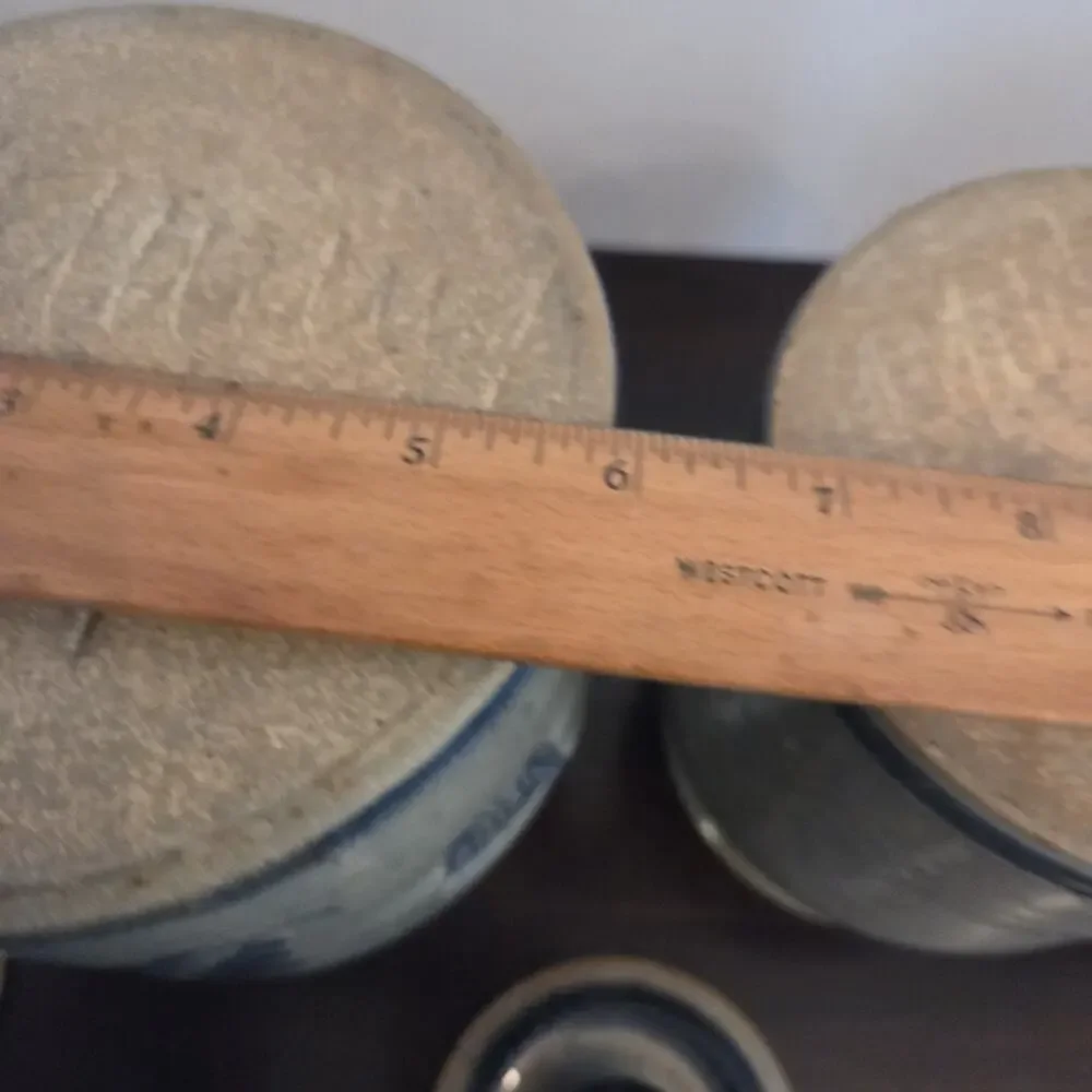 Vtg Westerwald Pottery Heinz 57 Stoneware Canister Set 3 Crocks Lids Signed 1994